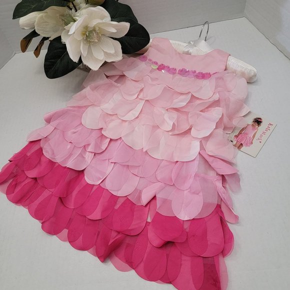 New Baby Biscotti Kate Mack Pink Sequins Girls Sleevless Portrait